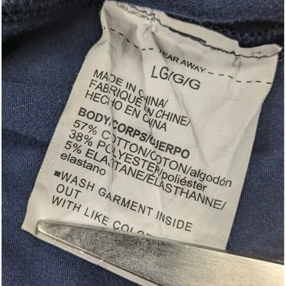 Under Armour Project Rock Long Sleeve T Shirt Large Blue Mens USA Flag Military - Picture 6 of 6